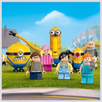 Конструктор LEGO Despicable Me 4 Родинний маєток Ґру й посіпак 868 деталей (75583) - Pampik - 7