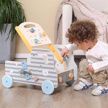 Деревянная машинка с инструментами PolarB (44066) - Pampik - 5