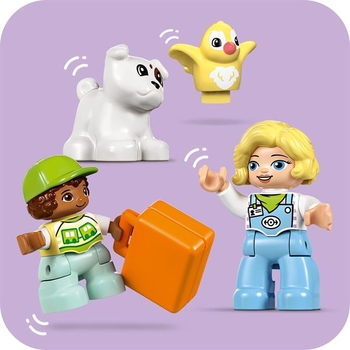Конструктор LEGO DUPLO Town Інтерактивний пригодницький потяг 57 деталей (10427) - Pampik - 7