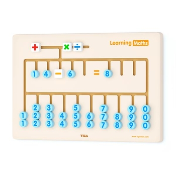 Деревянная обучающая игрушка Viga Toys Математика (50675FSC) - Pampik