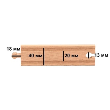 Іграшкова залізниця Viga Toys дерев'яна 90 ел. (50998) - Pampik - 9