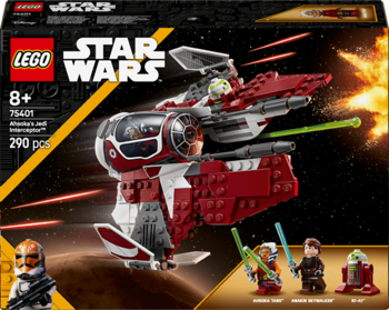 Конструктор LEGO Star Wars Джедайський перехоплювач Асоки 290 деталей (75401) - Pampik