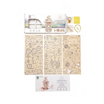 Деревянный механический конструктор Ugears Автоматон Велосипедист (70148) - Pampik - 8