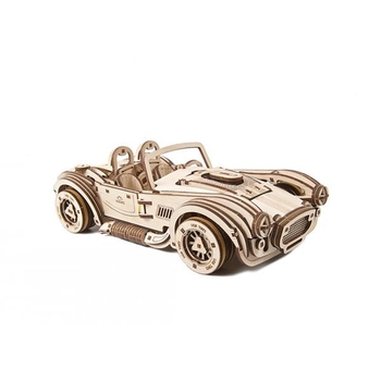Деревянный механический 3D конструктор Ugears Гоночный автомобиль ДрифтКобра (70161) - Pampik - 13