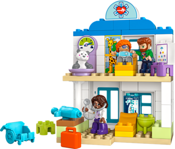 Конструктор LEGO DUPLO Town Уперше: візит до лікаря 65 деталей (10449) - Pampik - 4