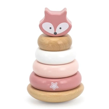 Деревянная пирамидка PolarB Лисичка (44206) - Pampik