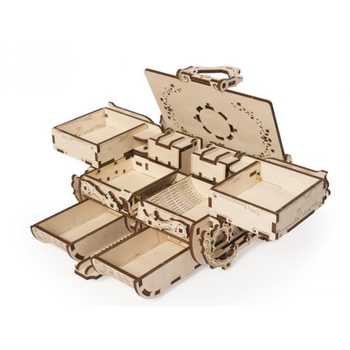 Деревянный механический 3D конструктор Ugears Антикварная шкатулка (70089) - Pampik - 3