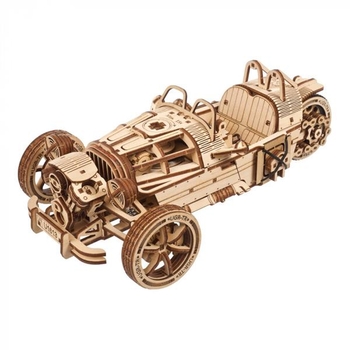 Деревянный механический 3D конструктор Ugears Трицикл UGR-S (70216) - Pampik