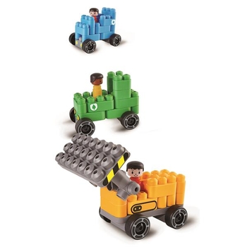 Конструктор PolyM Міська техніка 130 деталей (760024) - Pampik - 6