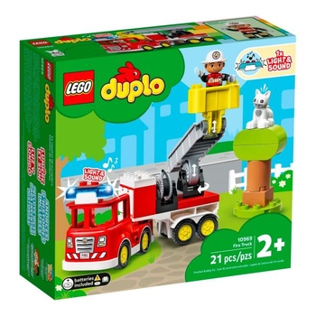 Конструктор LEGO DUPLO Rescue Пожежна машина 21 деталь (10969) - Pampik - 4