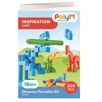 Конструктор PolyM Рай для динозаврів 200 деталей (760009) - Pampik - 10