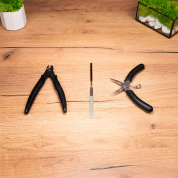 Набор инструментов для сборки моделей Metal Time Pro Cutters Toolkit кусачки, плоскогубцы и надфиль (CTRS-3) - Pampik - 3