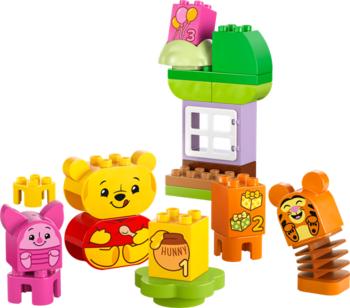 Конструктор LEGO DUPLO Disney День народження Вінні Пуха, 22 деталі (10457) - Pampik - 4