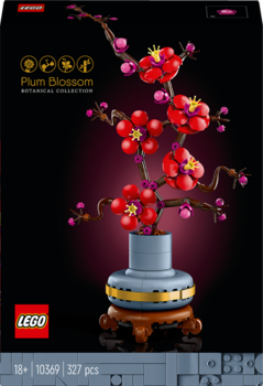 Конструктор LEGO Botanicals Сливовий цвіт 327 деталей (10369) - Pampik