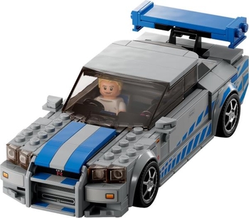 Конструктор LEGO Speed Champions Подвійний форсаж Nissan Skyline GT-R R34, 319 деталей (76917) - Pampik - 4
