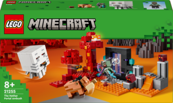 Конструктор LEGO Minecraft Засідка біля порталу в Нижній світ 352 деталі (21255) - Pampik - 2