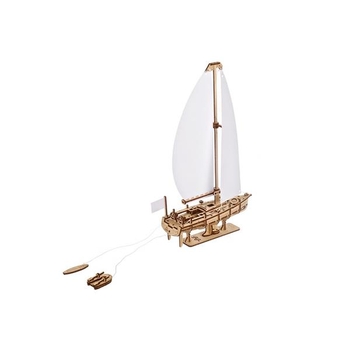 Деревянный механический 3D конструктор Ugears Яхта Океанская Красавица (70193) - Pampik - 3