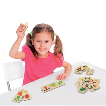 Логический пазл Viga Toys Что из чего произрастает 24 эл. (51609) - Pampik - 4