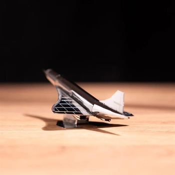 Колекційна модель-конструктор Metal Time Supersonic Legend Concorde Airplane Літак Конкорд, 7 деталей (MT078) - Pampik - 6
