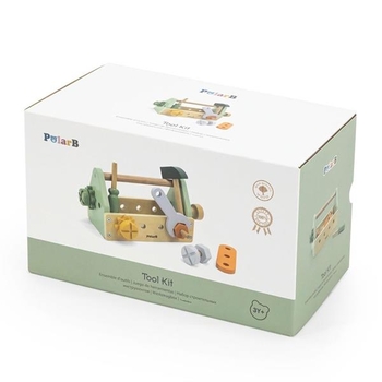 Деревянный игровой набор PolarB Ящик с инструментами (44229) - Pampik - 4