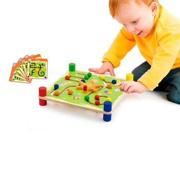 Деревянный лабиринт Viga Toys Шарики (50175) - Pampik - 4