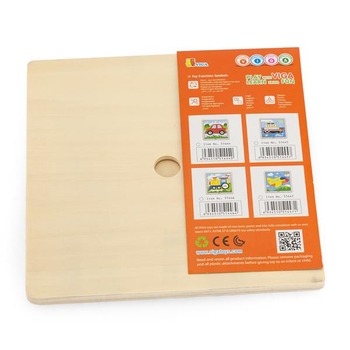 Дерев'яний пазл Viga Toys Кораблик, 9 елементів (51445) - Pampik - 3