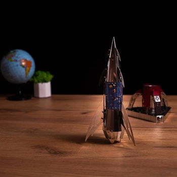 Колекційна модель-конструктор Metal Time Ad Astra Космічна ракета механічна (MT050) - Pampik - 6