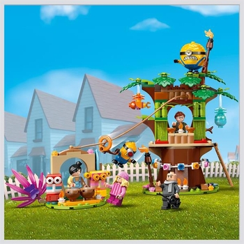 Конструктор LEGO Despicable Me 4 Родинний маєток Ґру й посіпак 868 деталей (75583) - Pampik - 6