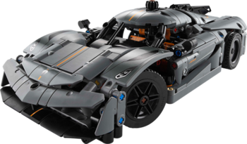 Конструктор LEGO Technic Koenigsegg Jesko Absolut сірий гіперкар 801 деталь (42173) - Pampik - 4