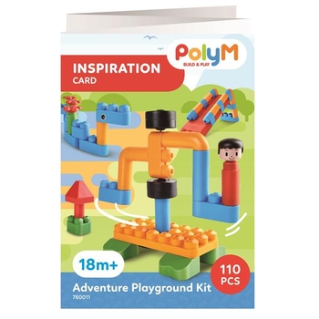 Конструктор PolyM Ігровий майданчик, 110 деталей (760011) - Pampik - 15