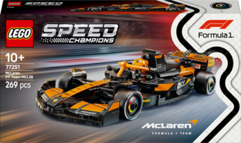 Конструктор LEGO Speed Champions Автомобіль для перегонів McLaren F1 Team MCL38, 269 деталей (77251) - Pampik