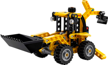 Конструктор LEGO Technic Екскаватор-навантажувач 104 деталі (42197) - Pampik - 4