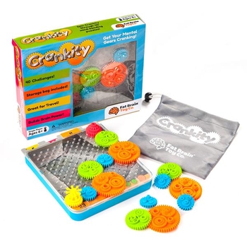 Гра-головоломка Fat Brain Toys Crankity Різнокольорові шестерні (FA140-1) - Pampik - 3