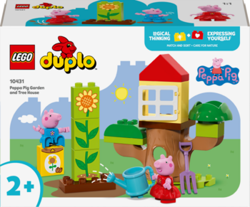 Конструктор LEGO DUPLO Сад і будиночок на дереві Пеппи 20 деталей (10431) - Pampik - 2