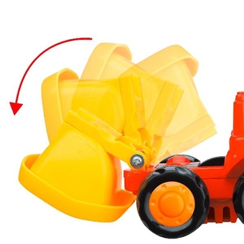 Набір машинок Hola Toys Самоскид і бетоновоз 6 шт. (326CD-6) - Pampik - 4