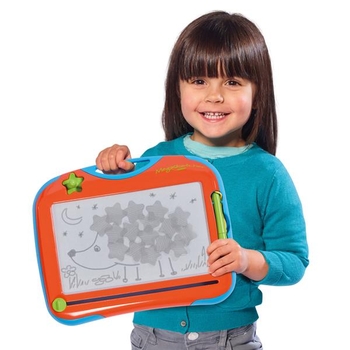 Магнітна дошка для малювання Megasketcher помаранчево-блакитний (E72741) - Pampik - 8