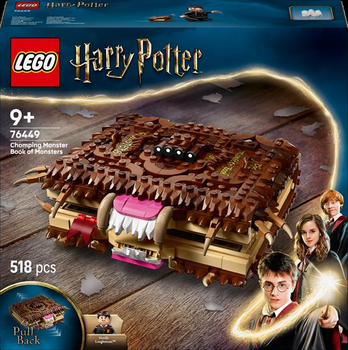 Конструктор LEGO Harry Potter Куслива Жахлива книга жахіть, 518 деталей (76449) - Pampik