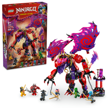 Конструктор LEGO NINJAGO Громовержець Дракон Хаосу 668 деталей (71832) - Pampik