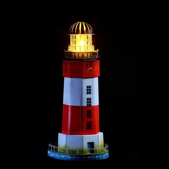 Колекційна модель-конструктор Metal Time Sailor's Companion Маяк із підсвіткою, 31 деталь (MT002) - Pampik - 7