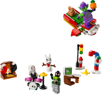 Новорічний адвент-календар 2024 LEGO Marvel Людина-павук 246 деталей (76293) - Pampik - 10