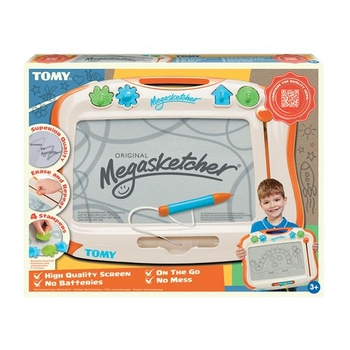 Магнітна дошка для малювання Megasketcher біло-помаранчевий (T6555) - Pampik - 2