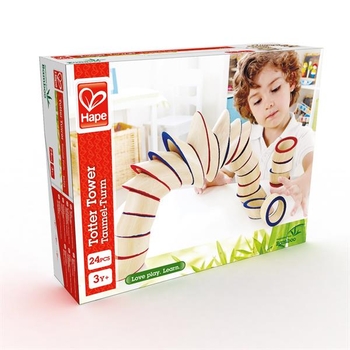 Головоломка из бамбука Hape Totter Tower Башня (E5524) - Pampik - 2