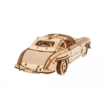 Деревянный механический 3D конструктор Ugears Крылатое спорткупе (70205) - Pampik - 5