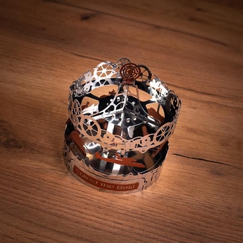 Колекційна модель-конструктор Metal Time Riding the Best Карусель механічна (MT042) - Pampik - 5