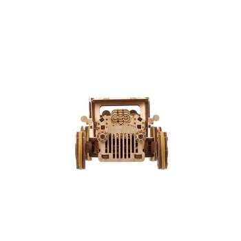 Деревянный механический 3D конструктор Ugears Хот Род Лютая мышь (70192) - Pampik - 4