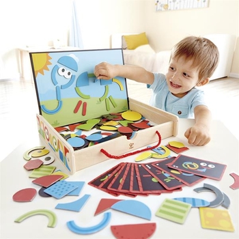 Ігровий набір Hape Валіза з магнітами (E1631) - Pampik - 2