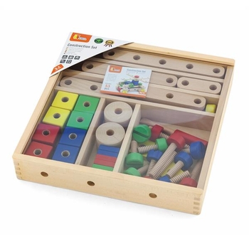 Дерев'яний конструктор Viga Toys, 53 деталі (50490) - Pampik - 2