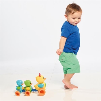 Іграшка-каталка Toomies Качечки зі звуком (E4613) - Pampik - 4