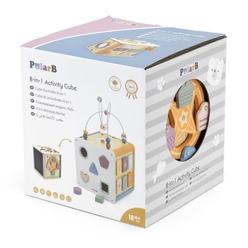 Бизикуб деревянный PolarB 8 в 1 (44098) - Pampik - 7