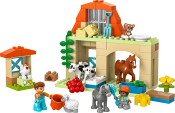 Конструктор LEGO DUPLO Town Догляд за тваринами на фермі 74 деталі (10416) - Pampik - 2